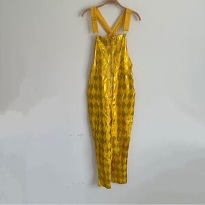 Harley Quinn Overalls Jumpsuit Yellow Birds of Prey Suicide Squad Costume Spirit